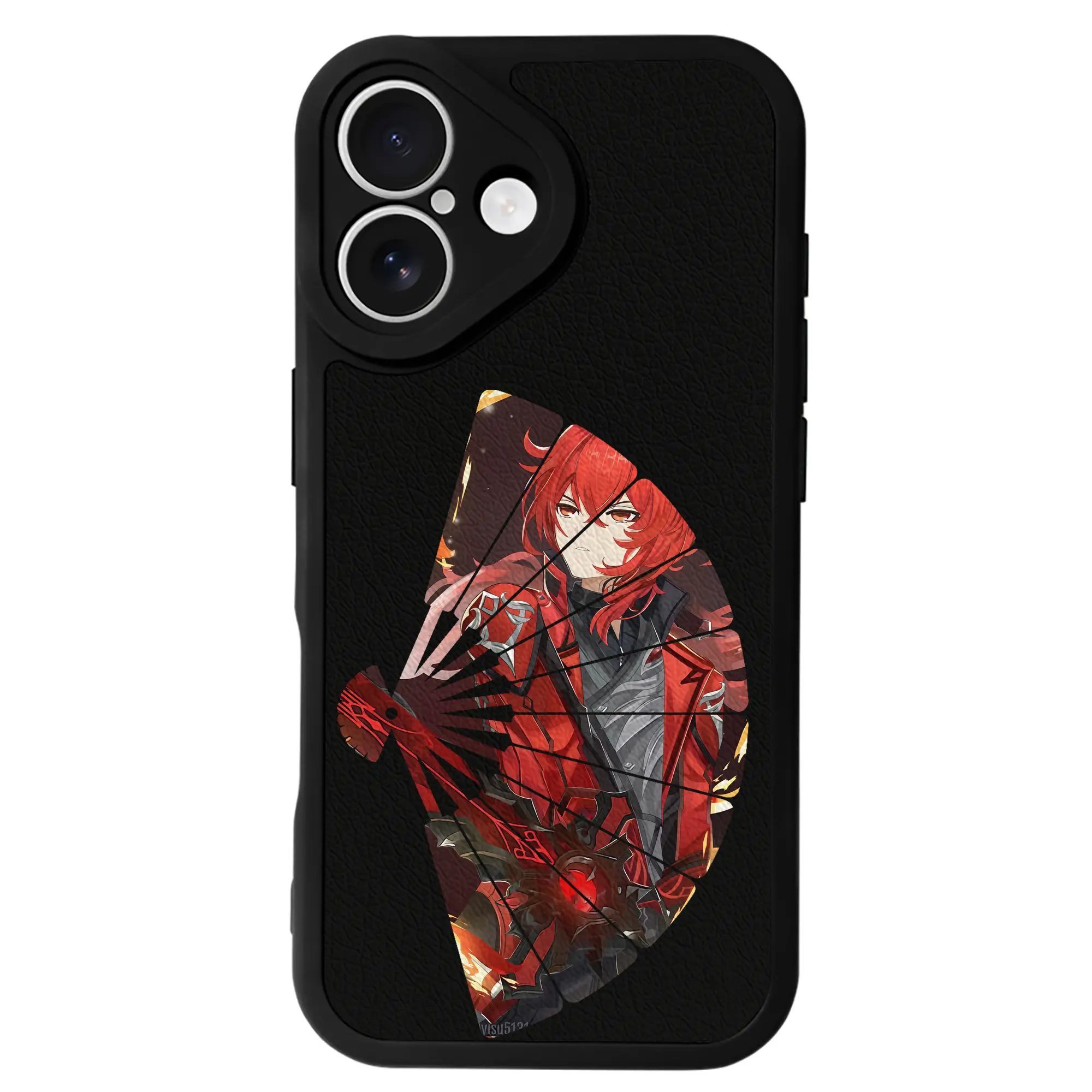 原 神 グッズ ディルック - IPhone 16シリーズ対応 ・ シリコンスマホケース ・ レザー調 ・ 高精度フィット ・ 耐衝撃 ・ ワイヤレス充電対応 ・ 精密カット